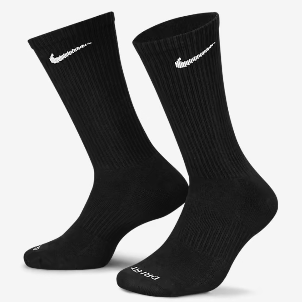 NIKE 
Training Crew Socks (3 Pairs)
Nike Everyday Cushioned - Picture 12 of 12
